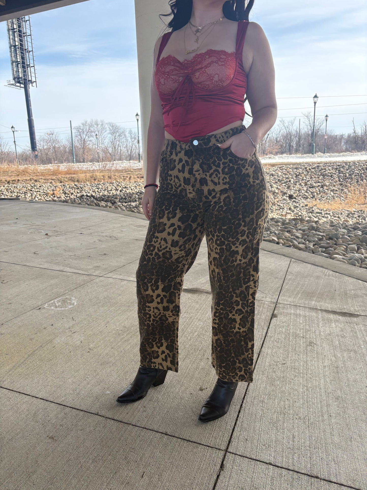 Bianca Red Corset Top