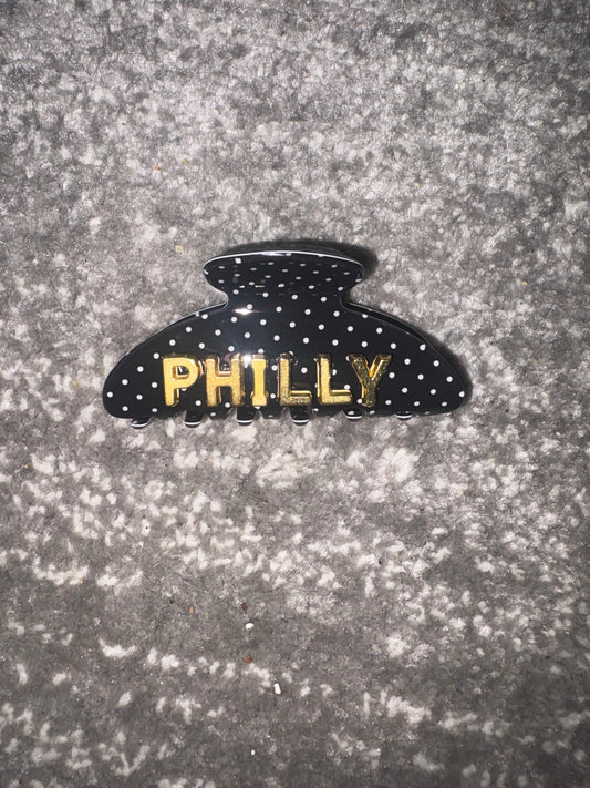 Philly Polka Dot Hair Clip