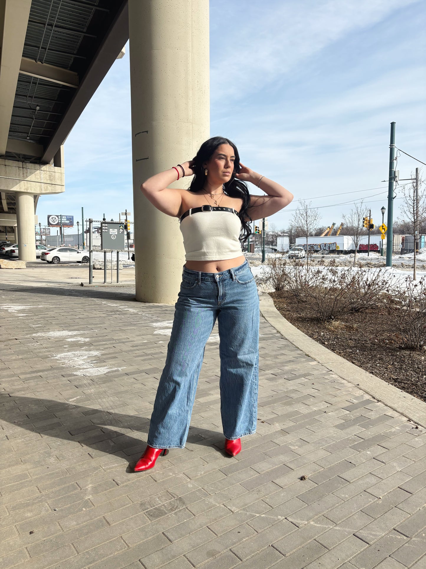Patti Belt Tube Top