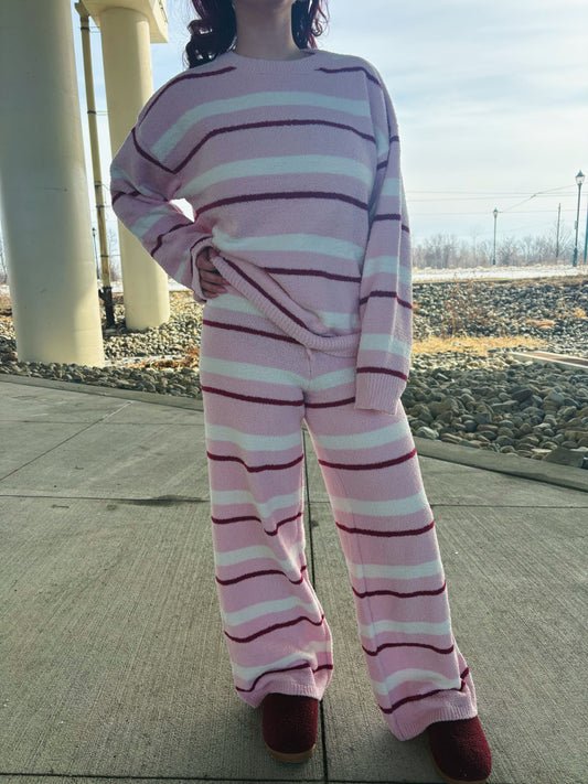 Avery Cozy Stripe Pullover