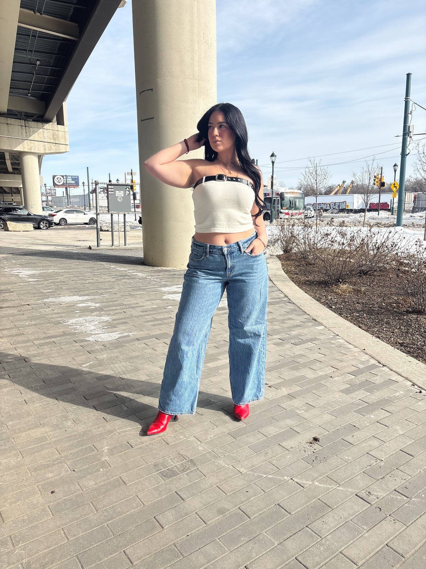 Patti Belt Tube Top