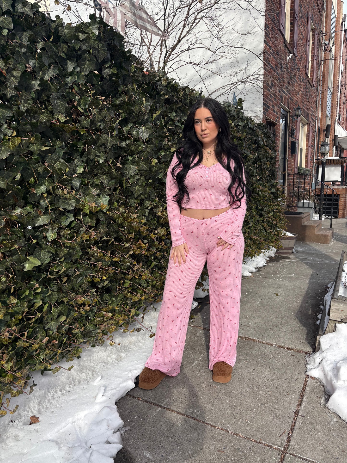 Millie Floral Lounge Top