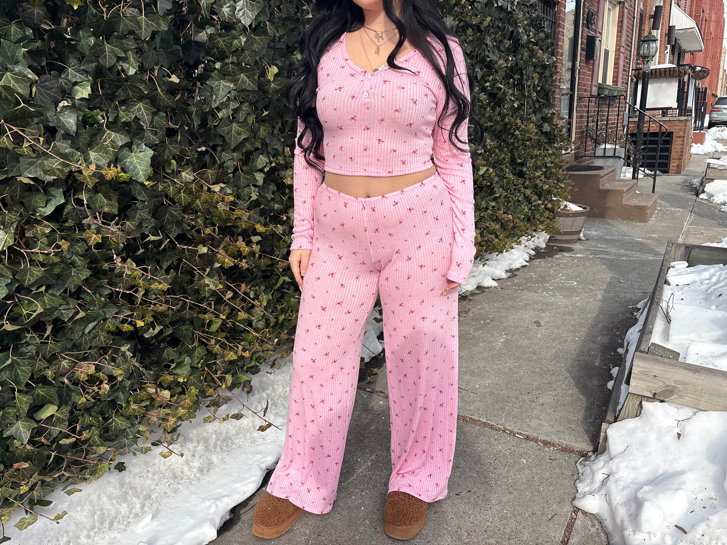 Millie Floral Lounge Top