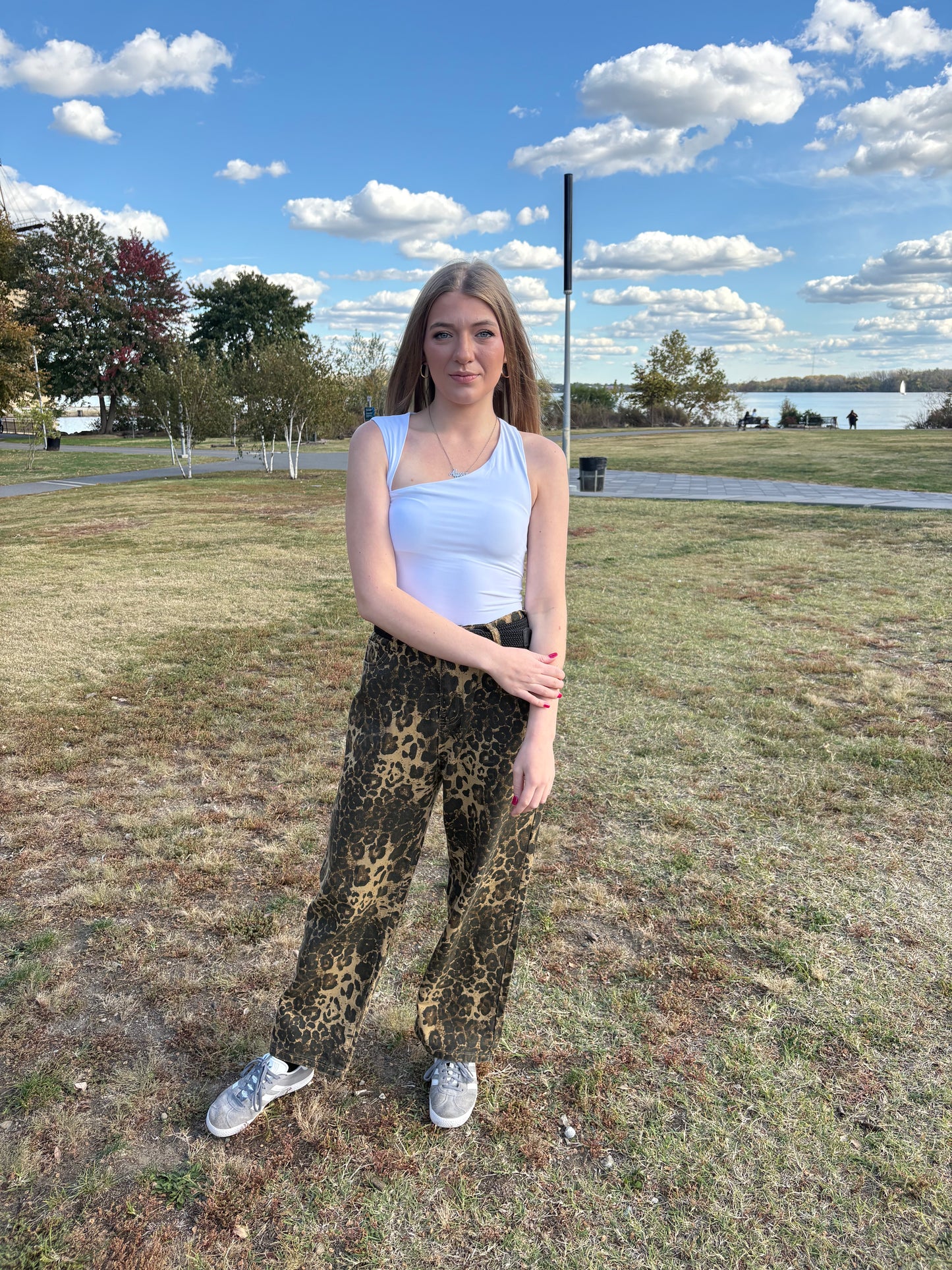 Nicolette Asymmetrical Neckline Top