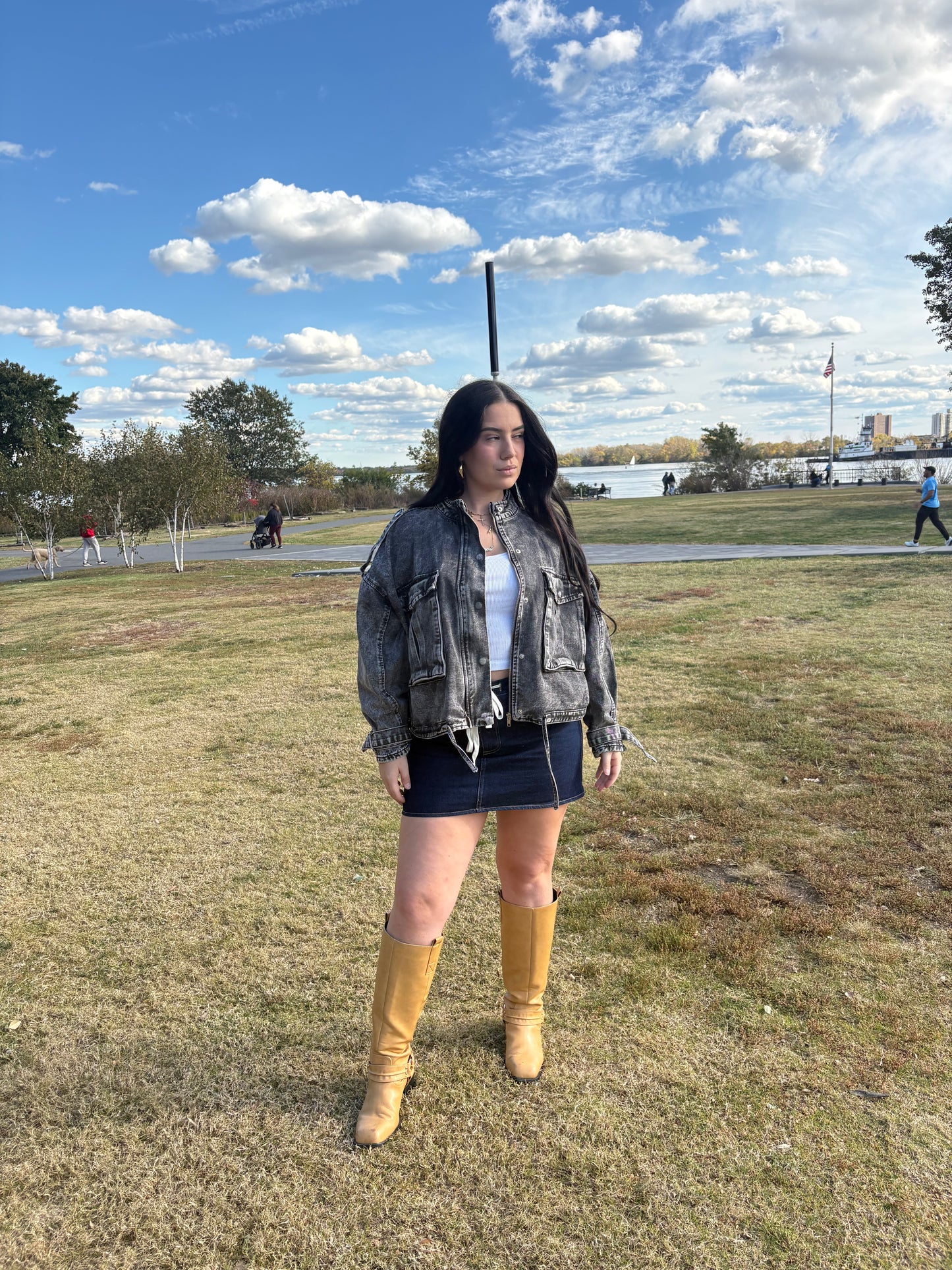 Emma Denim Utility Jacket