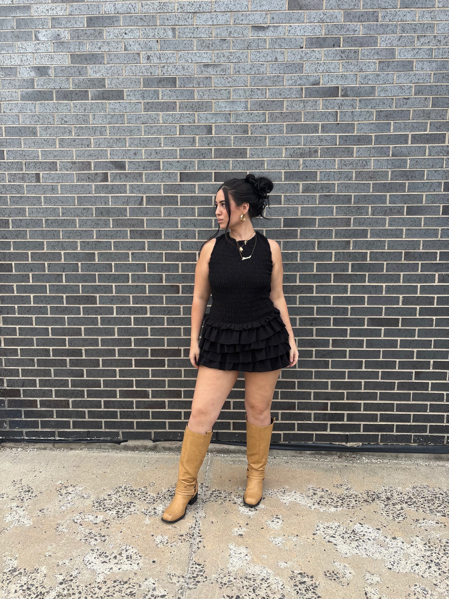 Bellamena Smocked Ruffle Dress