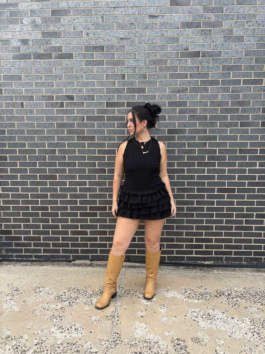 Bellamena Smocked Ruffle Dress