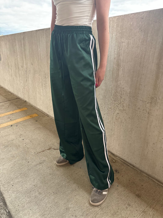 Bella Satin Stripe Track Pant