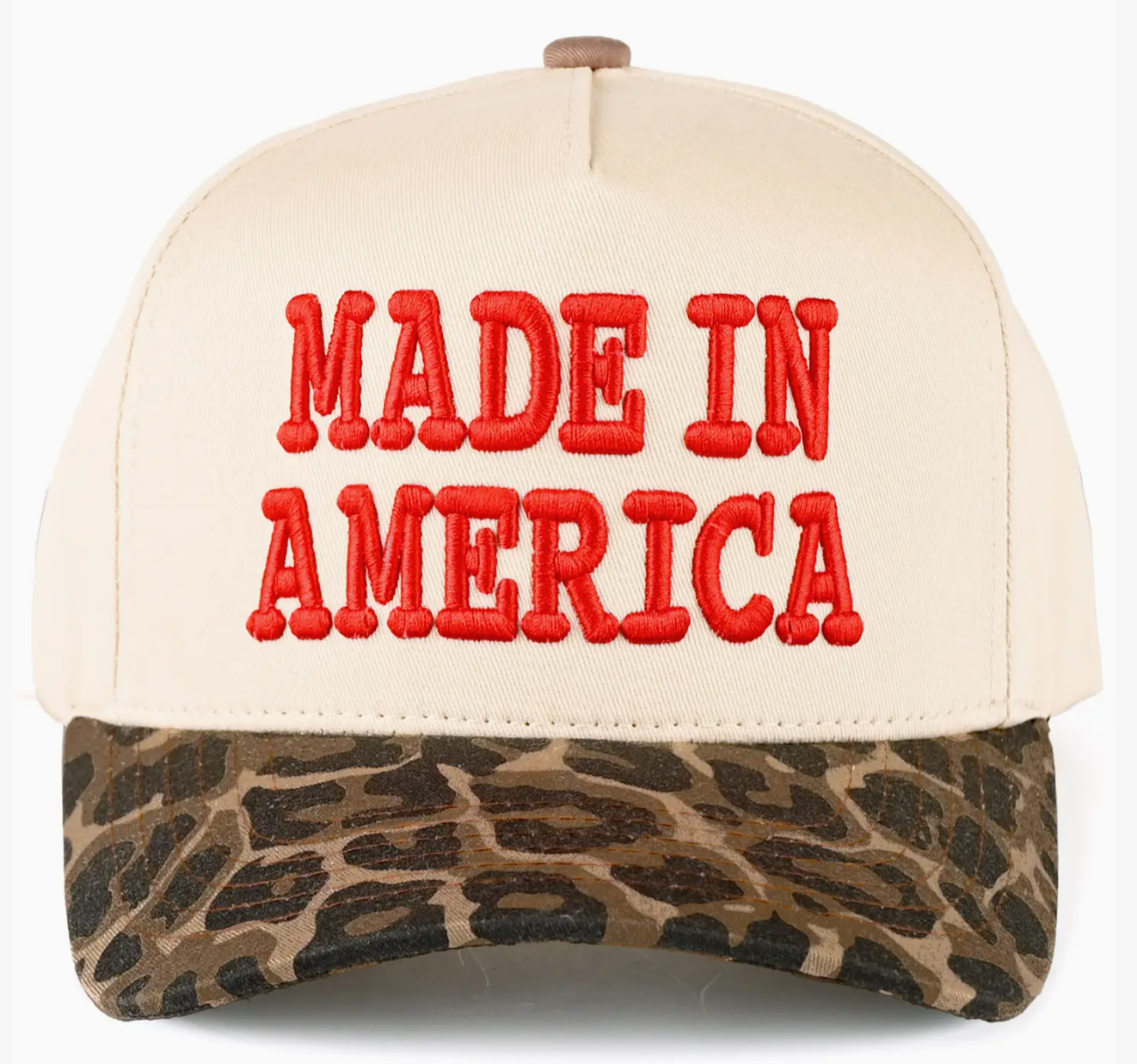 Made in America Leopard Trucker Hat
