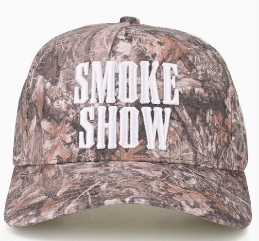 Camo Smoke Show Trucker Hat